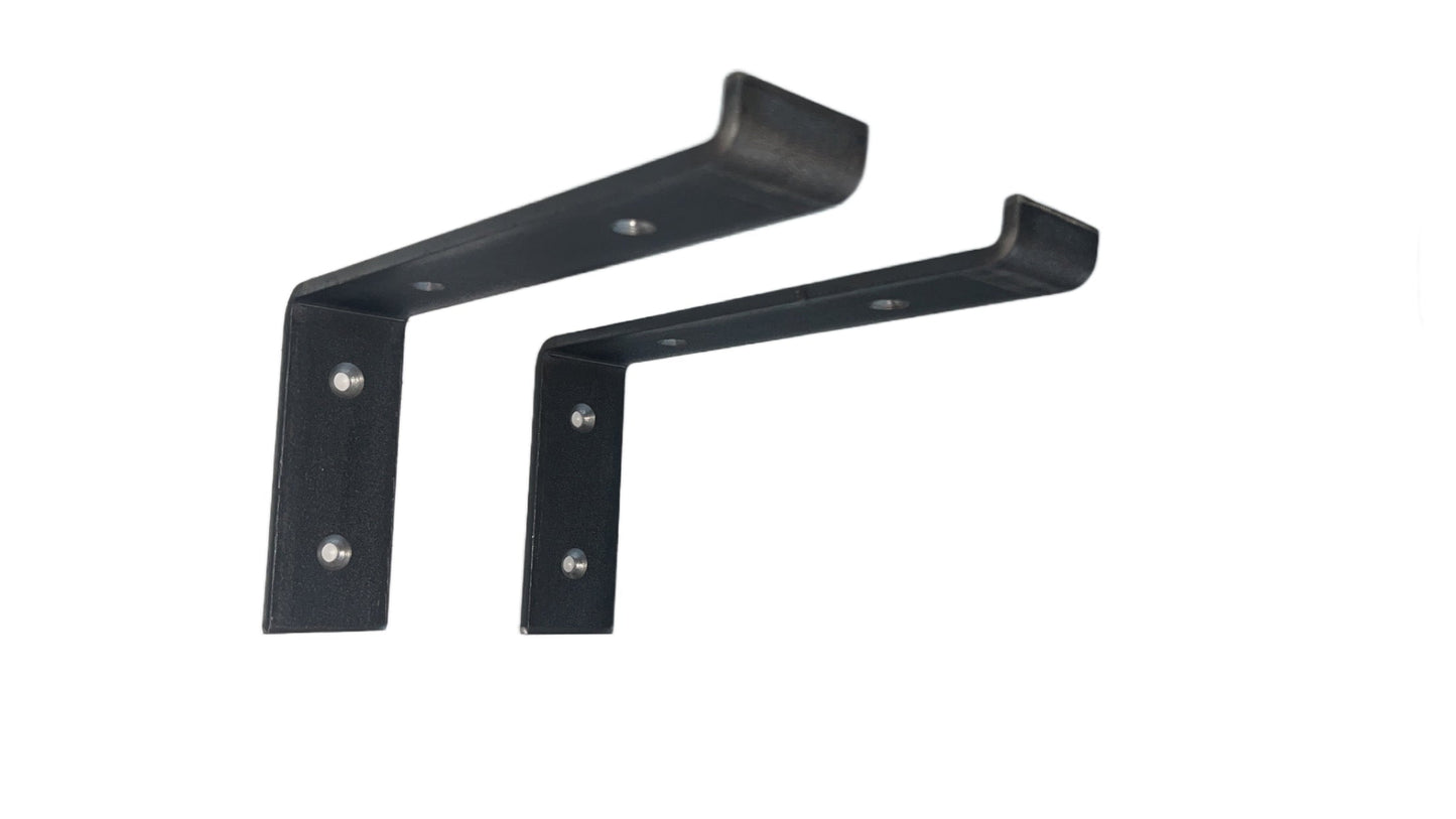Scaffold Board Shelf Brackets Heavy Duty Rustic UK Handmade Industrial Metal