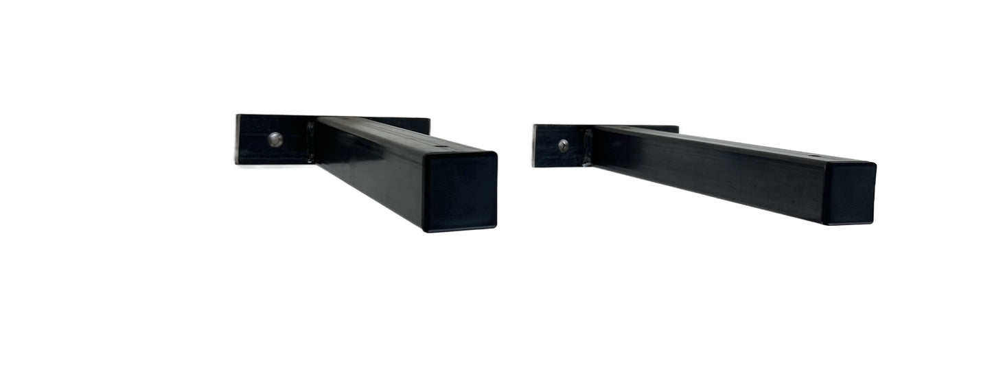 Floating Shelf Brackets, Heavy Duty Industrial Shelf Bracket, Metal Brackets for Shelves Support 75kg Per Bracket