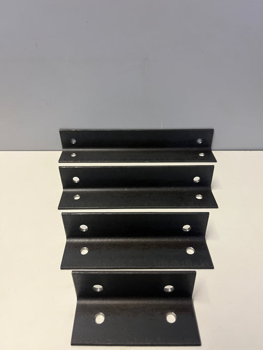 Alcove Shelf Brackets Mild Steel Angle Iron UKMADE FREE P&P (PACK OF 2)